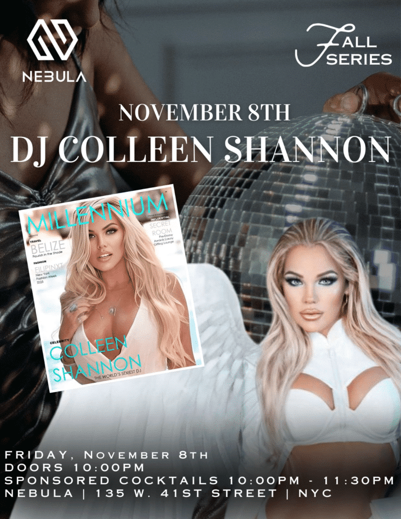 DJ Colleen Shannon Takes Center Stage at Nebula, NY, on Nov. 8th at 10 pm._3