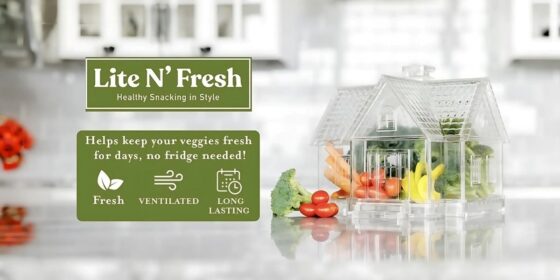 A Stylish and Functional Way to Keep Your Vegetables Fresh from Lite N' Fresh