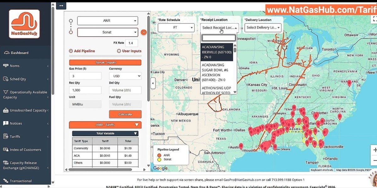NatGasHub Unveils Revolutionary Automated Gas Pipeline Tariff Platform
