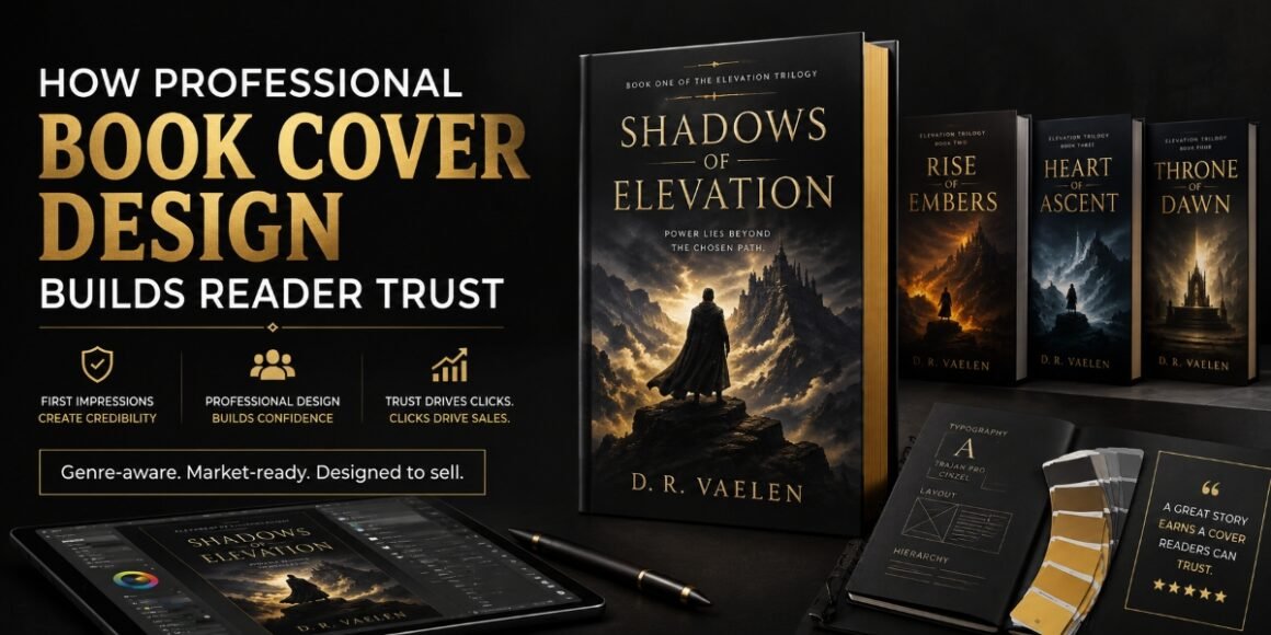 How Professional Book Cover Design Builds Reader Trust