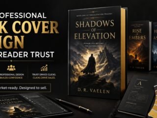 How Professional Book Cover Design Builds Reader Trust