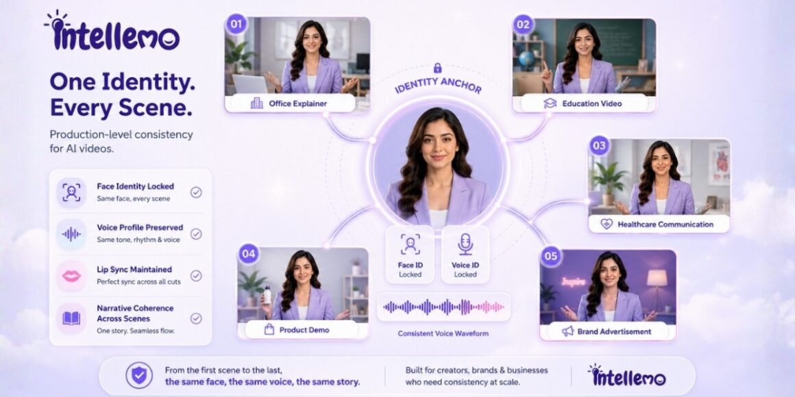 Intellemo AI Addresses One of AI Video’s Persistent Technical Challenges by Keeping the Same Face and Voice Across Every Scene