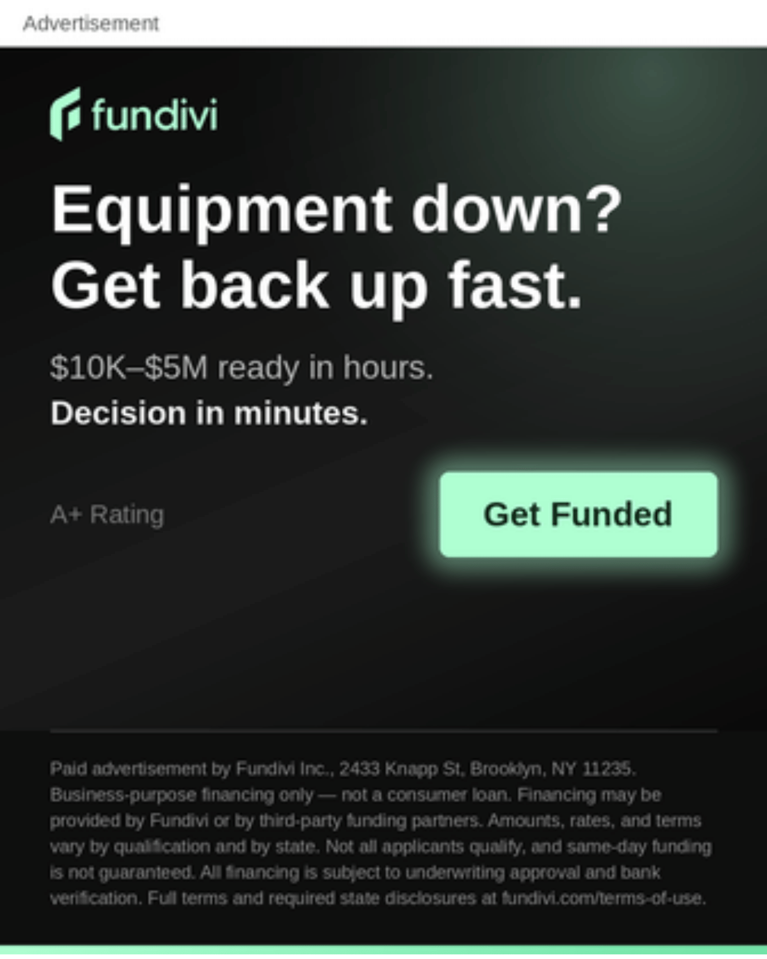 Quick business loan approval process