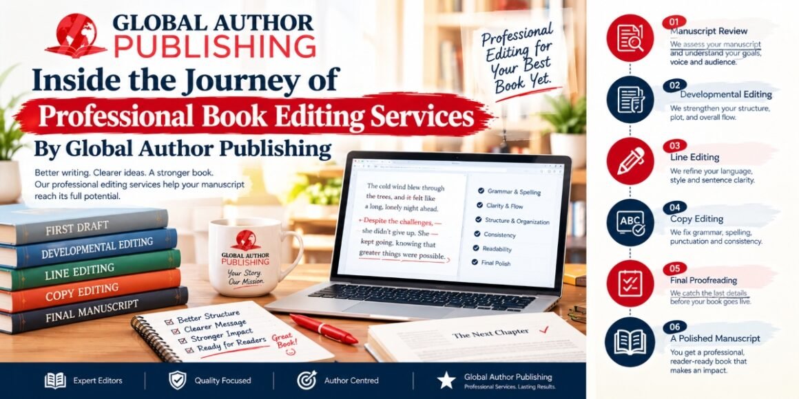 Inside the Journey of Professional Book Editing Services By Global Author Publishing